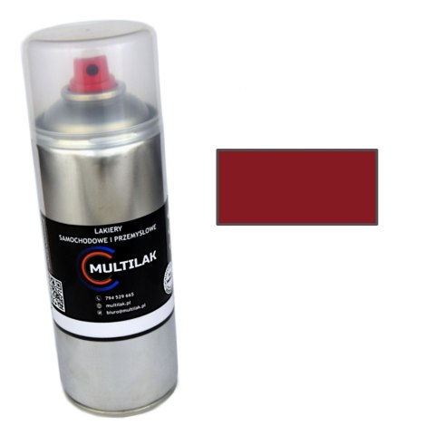 Lakier aerozol RAL 3003 Multilak 400ml POŁYSK do frontów meblowych, mebli