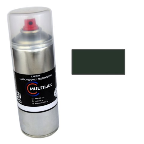 Lakier aerozol RAL 6009 Multilak 400ml POŁYSK do frontów meblowych, mebli