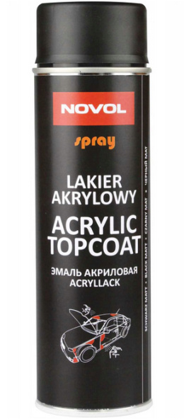 NOVOL LAKIER AKRYLOWY CZARNY MAT