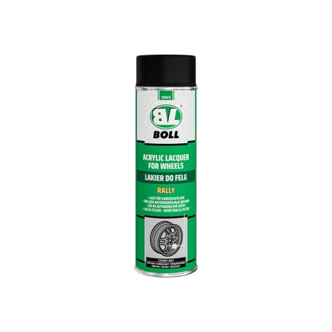 Lakier do felg samochodowych rally CZARNY MAT - Spray