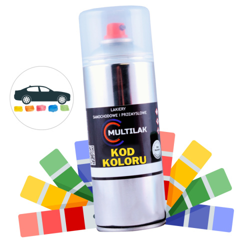 Zestaw Lakier samochodowy spray + Lakier KLAR Zestaw Lakier samochodowy spray + Lakier KLAR
