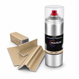 SPRAY LAKIER FARBA DO ALUMINIUM RAL 1006 POŁYSK