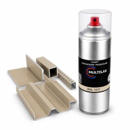 SPRAY LAKIER FARBA DO ALUMINIUM RAL 1011 POŁYSK