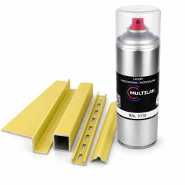 SPRAY LAKIER FARBA DO ALUMINIUM RAL 1016 POŁYSK
