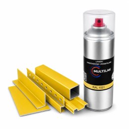 SPRAY LAKIER FARBA DO ALUMINIUM RAL 1021 POŁYSK