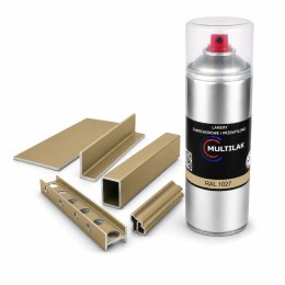 SPRAY LAKIER FARBA DO ALUMINIUM RAL 1027 POŁYSK