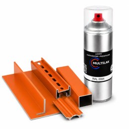 SPRAY LAKIER FARBA DO ALUMINIUM RAL 2004 POŁYSK