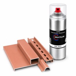 SPRAY LAKIER FARBA DO ALUMINIUM RAL 3012 POŁYSK