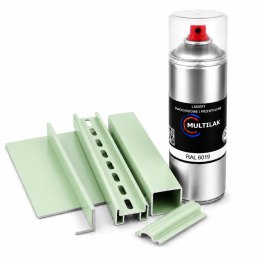 SPRAY LAKIER FARBA DO ALUMINIUM RAL 6019 POŁYSK