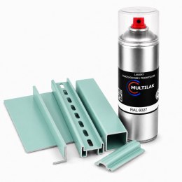 SPRAY LAKIER FARBA DO ALUMINIUM RAL 6027 POŁYSK