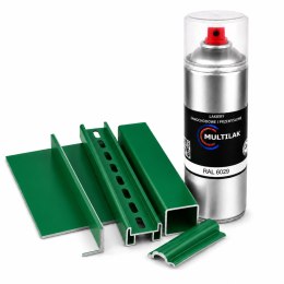 SPRAY LAKIER FARBA DO ALUMINIUM RAL 6029 POŁYSK