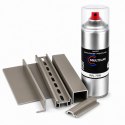 SPRAY LAKIER FARBA DO ALUMINIUM RAL 7006 POŁYSK
