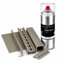 SPRAY LAKIER FARBA DO ALUMINIUM RAL 7034 POŁYSK