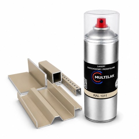 SPRAY LAKIER FARBA DO ALUMINIUM RAL 1011 MAT
