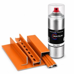 SPRAY LAKIER FARBA DO ALUMINIUM RAL 2008 MAT