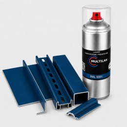 SPRAY LAKIER FARBA DO ALUMINIUM RAL 5001 MAT