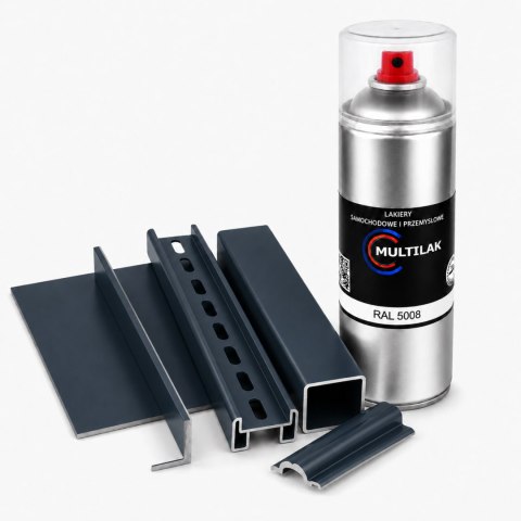 SPRAY LAKIER FARBA DO ALUMINIUM RAL 5008 MAT