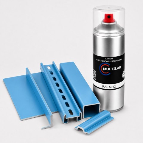 SPRAY LAKIER FARBA DO ALUMINIUM RAL 5012 MAT