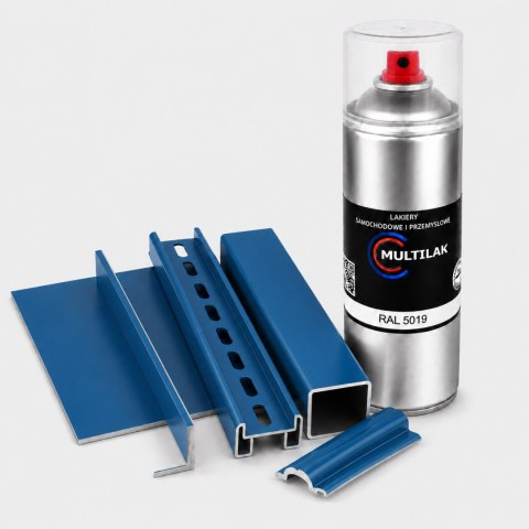 SPRAY LAKIER FARBA DO ALUMINIUM RAL 5019 MAT
