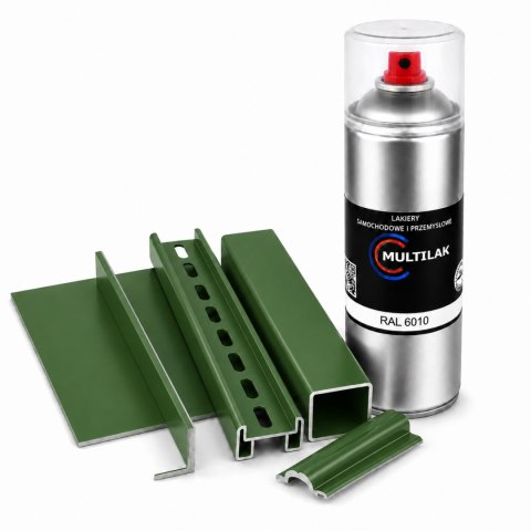 SPRAY LAKIER FARBA DO ALUMINIUM RAL 6010 MAT