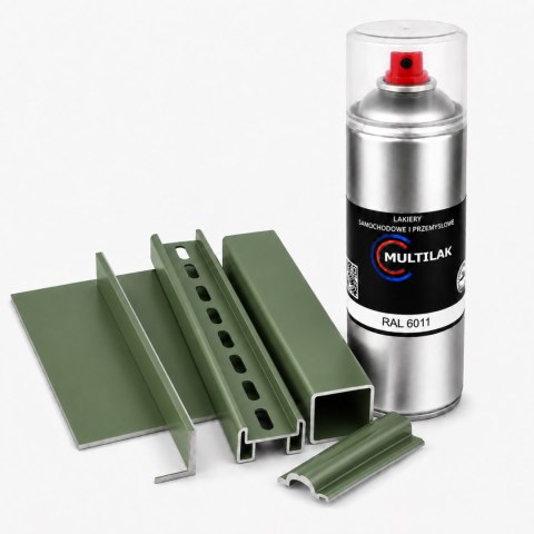 SPRAY LAKIER FARBA DO ALUMINIUM RAL 6011 MAT