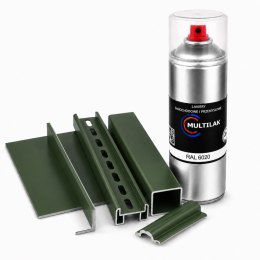 SPRAY LAKIER FARBA DO ALUMINIUM RAL 6020 MAT