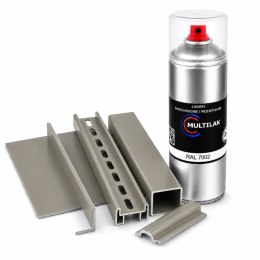 SPRAY LAKIER FARBA DO ALUMINIUM RAL 7002 MAT