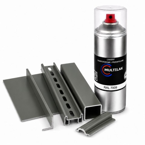 SPRAY LAKIER FARBA DO ALUMINIUM RAL 7009 MAT