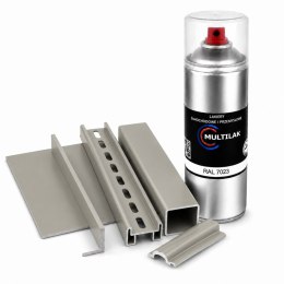 SPRAY LAKIER FARBA DO ALUMINIUM RAL 7023 MAT
