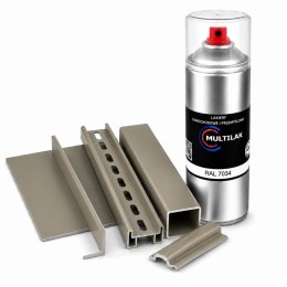 SPRAY LAKIER FARBA DO ALUMINIUM RAL 7034 MAT