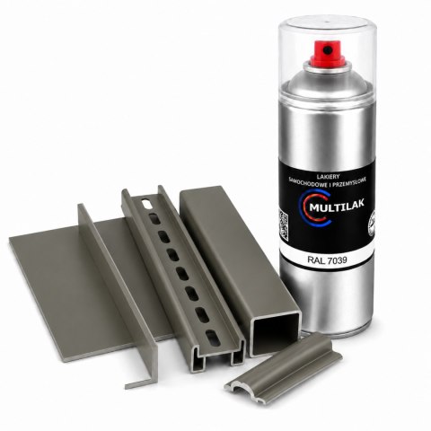 SPRAY LAKIER FARBA DO ALUMINIUM RAL 7039 MAT