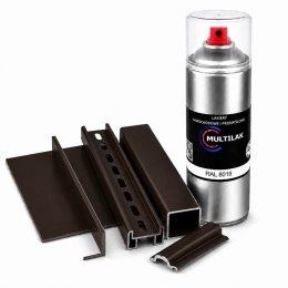 SPRAY LAKIER FARBA DO ALUMINIUM RAL 8019 MAT