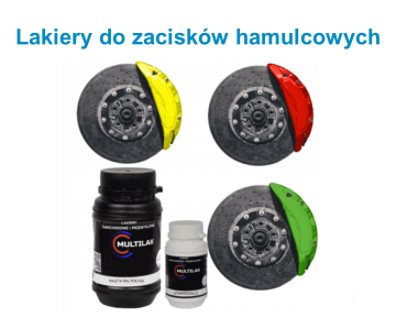 lakiery do zacisków hamulcowych multilak